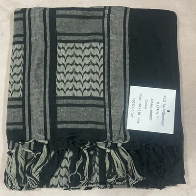 Camouflage Special Forces Jacquard Scarf Black Gold - Shop at LoveMi