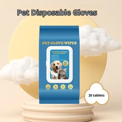 Disposable Gloves Pet Cat Dog Pet Supplies Bath Cleaning 3 Packs - Shop at LoveMi
