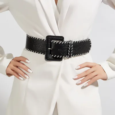 Decorative Jeans Hand knitted Rope Belt Black - Shop at LoveMi