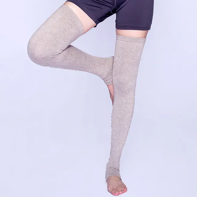 Autumn And Winter Wool Kneecap Leggings Lengthened Slim Fit Warm Skin Color - Shop at LoveMi