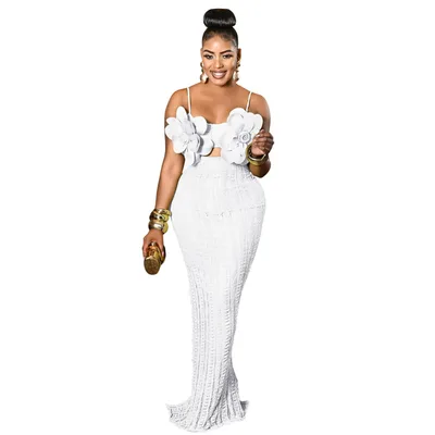 European And American Fashion Women's Wear Sexy Lace Corsage Backless Sling Dress White - Shop at LoveMi