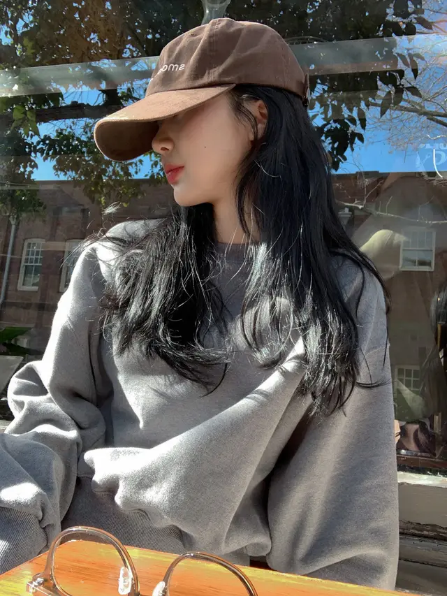 Niche Design Front Collar Triangle Design All matching Hoodie Gray - Shop at LoveMi