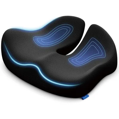Office Sitting For A Long Time Does Not Make Me Tired Waist Support Memory Foam Mat Tail Vertebra Cushion - Shop at LoveMi