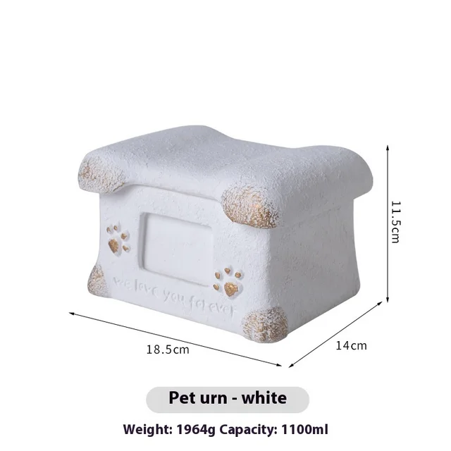 Pet Cremation Funeral Casket White - Shop at LoveMi