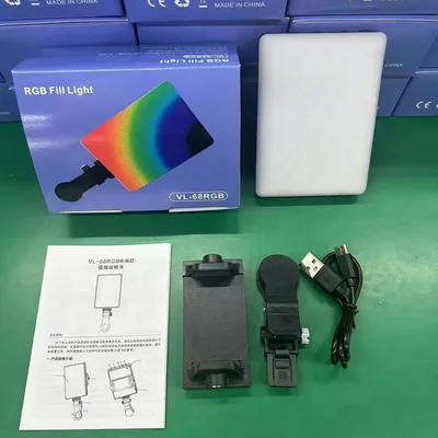 Pocket Fill Light Live Broadcast Portable Photo Shooting Fill Light Rgb And Clip - Shop at LoveMi