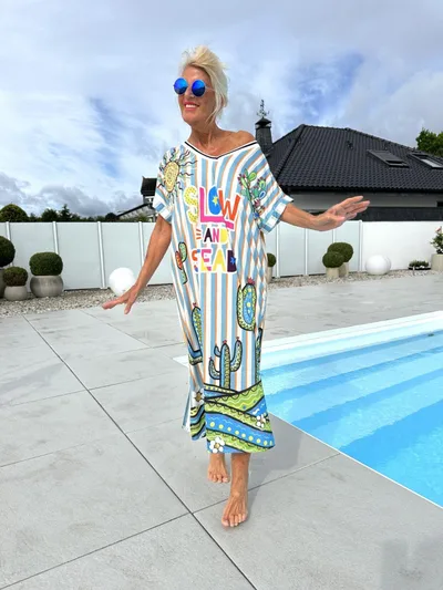 Summer New Long Dress Women's Casual Vacation Short Sleeve 3 Colors - Shop at LoveMi