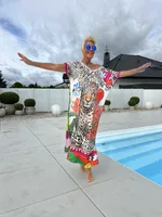 Summer New Long Dress Women's Casual Vacation Short Sleeve - 5 Colors-Xl - View 1