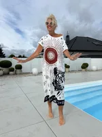 Summer New Long Dress Women's Casual Vacation Short Sleeve - 6 Colors-Xl - View 1