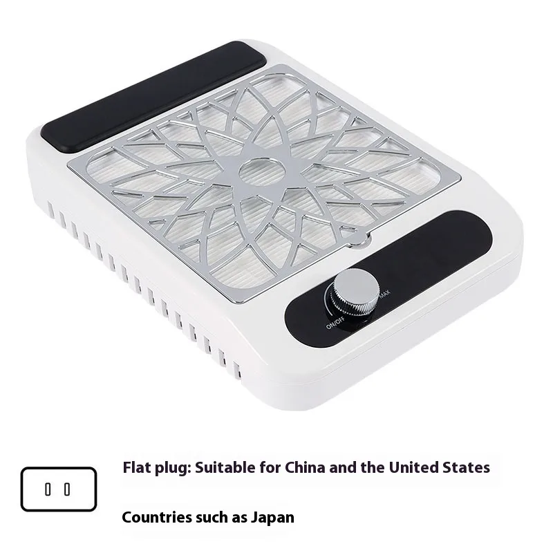 High power Nail Dust Collector Speed Adjustable With Filter Net Nail Dust Cleaner Q2 - Shop at LoveMi