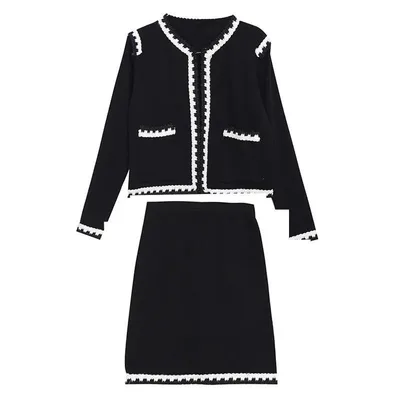 Spring And Autumn Two Piece Set Suit Temperament Women's Hip wrapped Skirt Slimming Two Pieces L - Shop at LoveMi