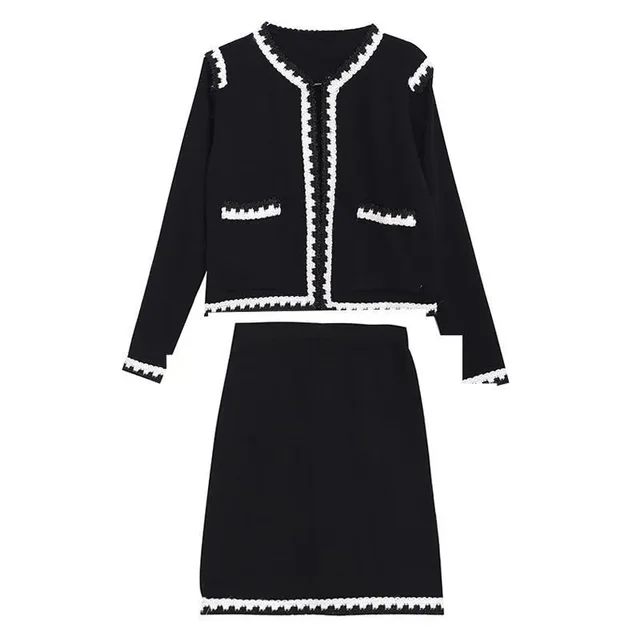 Spring And Autumn Two Piece Set Suit Temperament Women's Hip wrapped Skirt Slimming Two Pieces - Shop at LoveMi