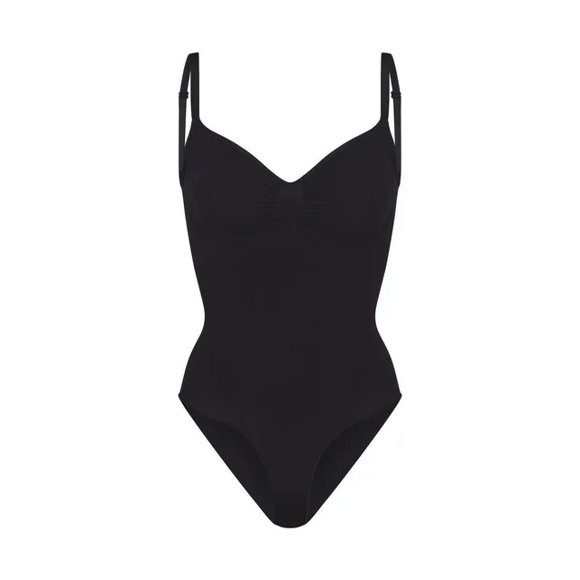 Seamless Jumpsuit Body Shaping Women's Sling Belly Contracting Hip Lifting Black - Shop at LoveMi