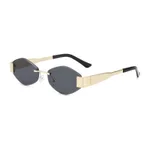 Gold Frame Black And Grey Lens