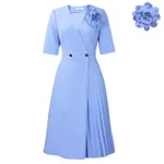 Light Blue Corsage