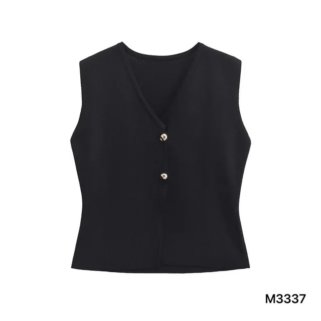 Personality Solid Color Versatile Top Black - Shop at LoveMi