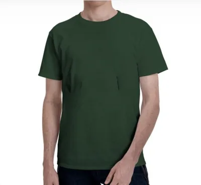 Men's Basic Short Sleeve T Shirt Dark Green - Shop at LoveMi