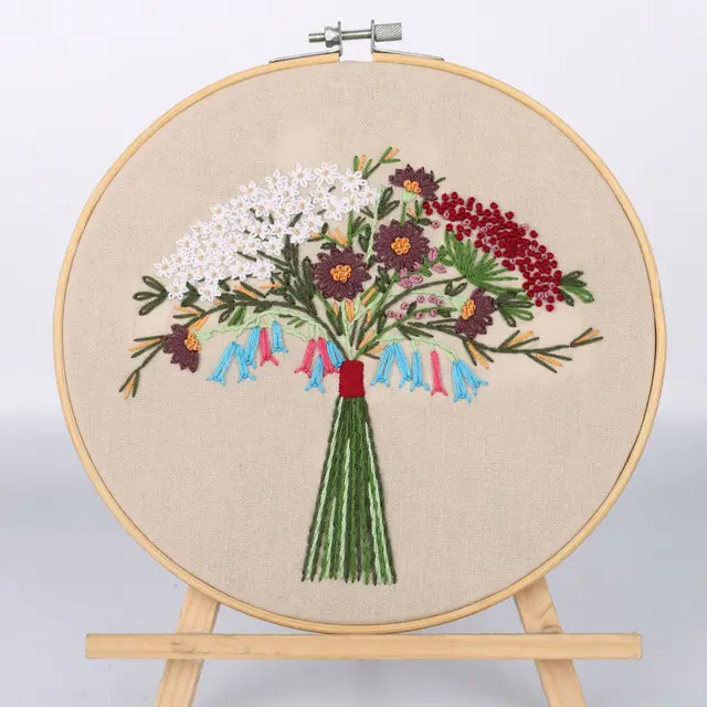 Handmade Embroidery Material Package Original Bouquet Bouquet Bouquet 3 - Shop at LoveMi