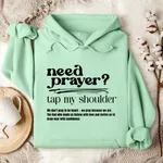 Personalized Hooded Sweater Loose Women - Green