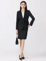 Black Skirt Set