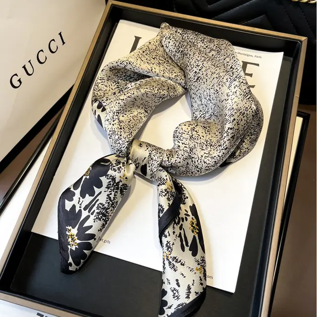 Women's Square Neck Protection Scarf Thin Scarf Style 16 - Shop at LoveMi