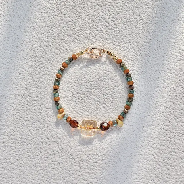 Dunhuang Color Matching Vintage Beaded Bracelet Design Sense Dunhuang Bracelet - Shop at LoveMi