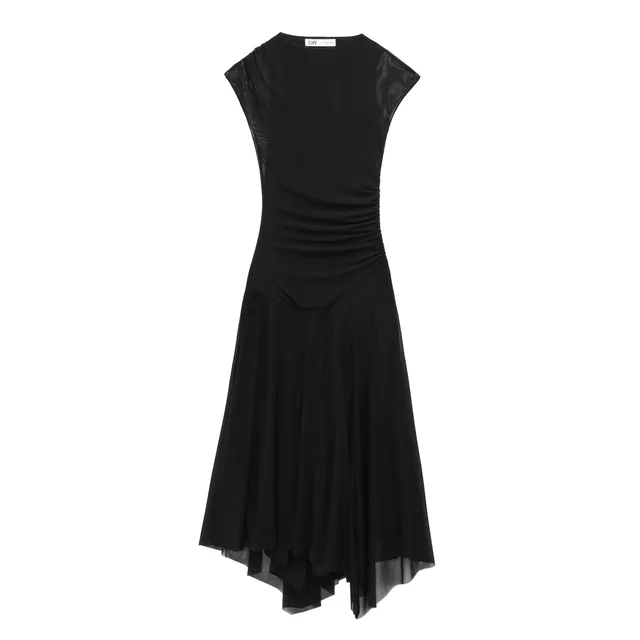 Women's French Fashion Special V neck Sling Top Black - Shop at LoveMi