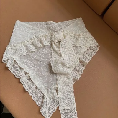 French Lace Fashion Fart Curtain Age reducing Sexy Apricot - Shop at LoveMi
