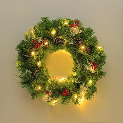 Christmas Decoration Garland Vine Ring Pendant Eh1012 Lamp - Shop at LoveMi
