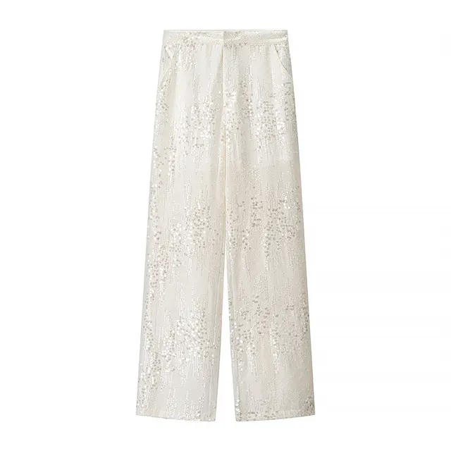 Fashion Temperament Elegant Loose Lapel Print Suit Coat & Trousers Pants - Shop at LoveMi