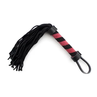 Leather Short Whip Small Training Couple Toys Black - Shop at LoveMi