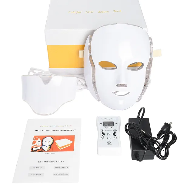 Seven color Light Skin Rejuvenation Beauty Apparatus Mask British Standard - Shop at LoveMi