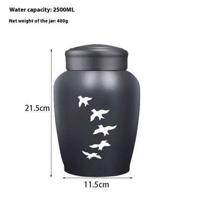 Stainless Steel Funeraray Urn Jar Style 1 - Shop at LoveMi