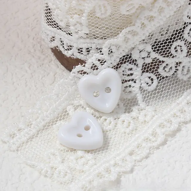 Love Eye Plastic Button Coat Cardigan Decoration White - Shop at LoveMi