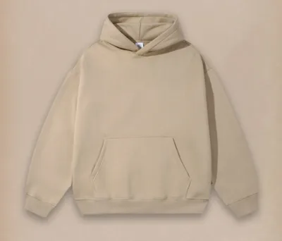 Pure Color All matching Velvet Padded Loose Hooded Sweater Milk Tea Color - Shop at LoveMi