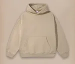Pure Color All-matching Velvet Padded Loose Hooded Sweater - Milk Tea Color - View 1