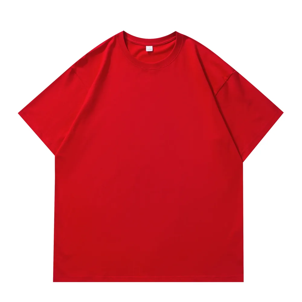 Combed Summer New Cotton Short Sleeve Slightly Drop Shoulder - Shop at LoveMi