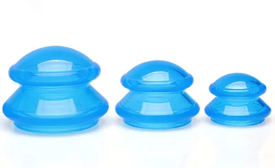 Meridian Health Care Liquid Silicone Cupping Household Negative Pressure High Transparency Blue - Shop at LoveMi