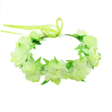 Girls' Dress Short Sleeve Summer Mesh Green Garland - Shop at LoveMi