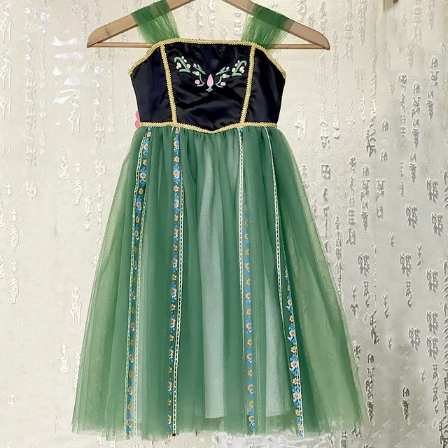 Girls' Dress Short Sleeve Summer Mesh Green - Shop at LoveMi