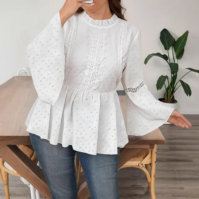 Women's Solid Color Casual Fashion Long Sleeve Shirt White - Shop at LoveMi