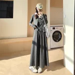 Dark Gray Long Dress