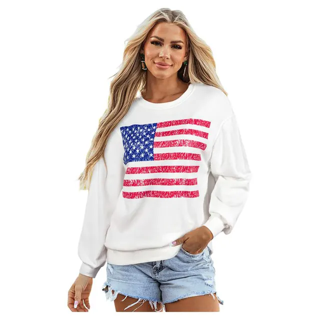 Casual All matching Floral Print Long Sleeve Pullover Women Lc25317516 P1 - Shop at LoveMi