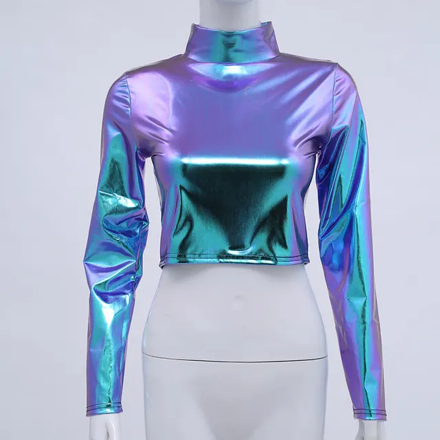 Nightclub Stage Performance Wear Slim Fit Blue And Purple - Shop at LoveMi