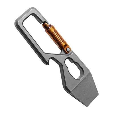 Mini Titanium Alloy Crowbar Keychain Pendant EDC Portable Delivery Tool Bottle Opener Normal - Shop at LoveMi