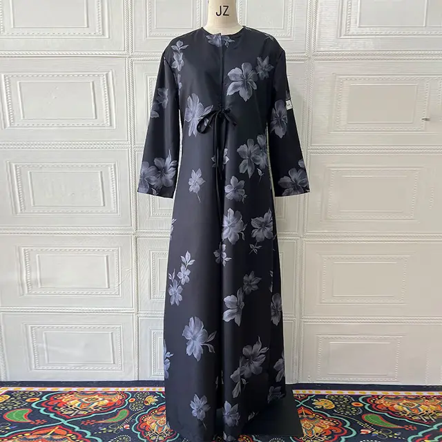 Affordable Luxury Style Simple Graceful Elegant Slimming Elegant Flowers Outer Batch Trench Coat Black - Shop at LoveMi