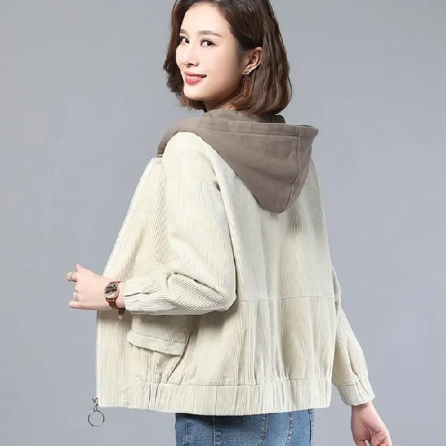 Long Sleeve Jacket Cardigan Women's Clothes Apricot - Shop at LoveMi