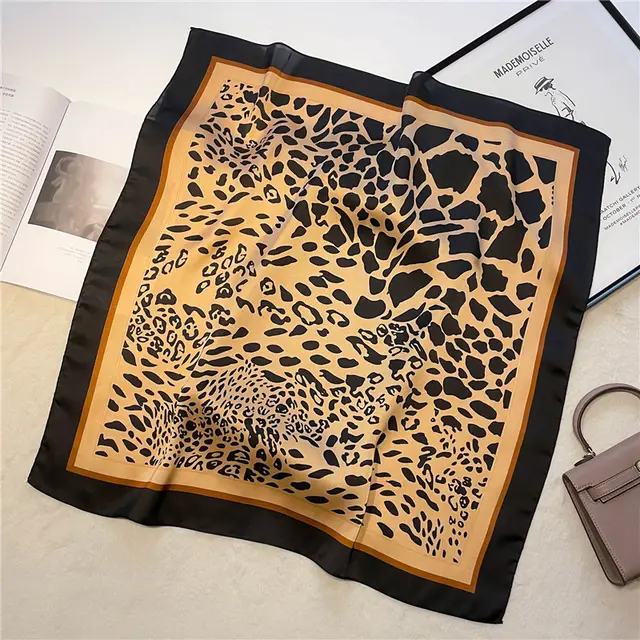 Silk Scarf Black Paisley Belt Decorative Waist Seal Hair Band Fj12X7 - Shop at LoveMi