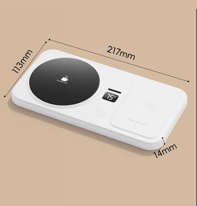 Multifunctional Home Smart Thermal Cup Pad Wireless Charging Heating Base White - Shop at LoveMi