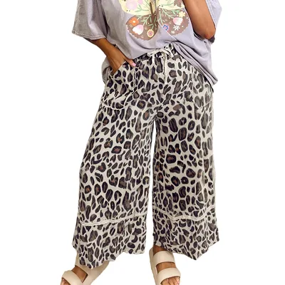 Leopard Print Straight leg Trousers Women Lc7713779P1620 - Shop at LoveMi