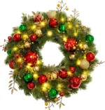 Ins Forest Christmas Wreath Decorations